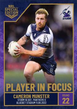 2022 NRL Player In Focus #IF22 Cameron Munster Front